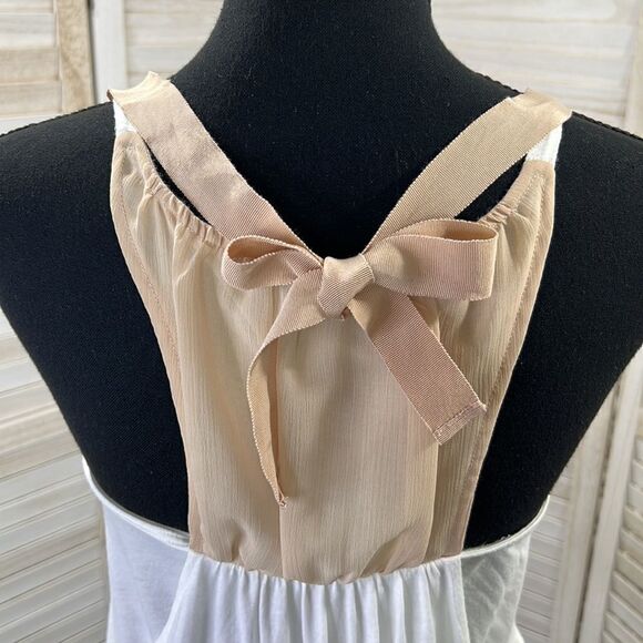 Anthropologie Deletta Dimensional Flower bubble Tank Top Small - Picture 7 of 12